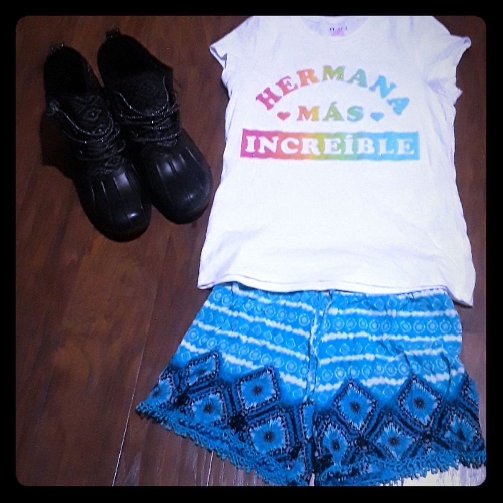 Girls cp top hermana mas incredible justice shorts